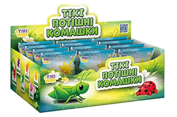Стретч-іграшка у вигляді тварини SQ143 TIKI WIKI – ТІКІ ПОТІШНІ КОМАШКИ (у диспл.) TIKI WIKI купити недорого в Україні, фото 4