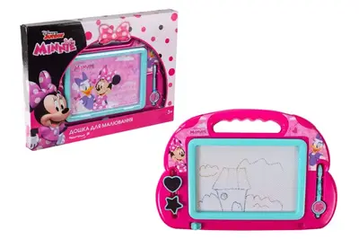 Дошка магнітна Disney "Minnie Mouse" D-3405 для малювання, кольорова, в коробці – 38*3*28 см, р-р іграшки – 35.5*24*2.5 см Дошка магнітна Disney "Minnie Mouse" D-3405 для малювання, кольорова, в коробці – 38*3*28 см, р-р іграшки – 35.5*24*2.5 см купити