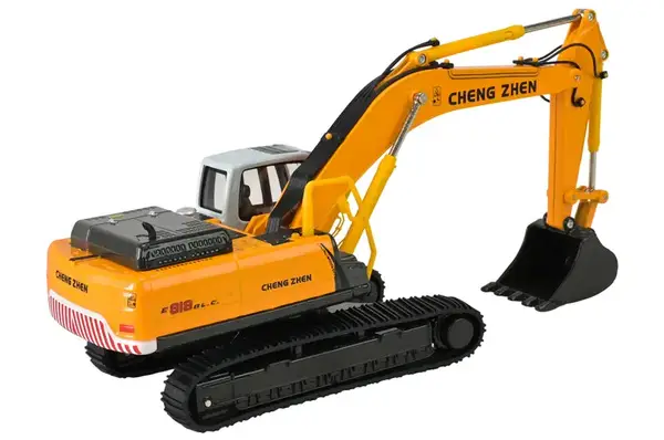 Екскаватор металевий 68377(AP7758) 1:50 звук, рухливі деталі,у коробці р.26,5x13,5x8,5см АВТОПРОМ купити недорого в Україні, фото 3