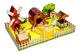 Конструктор Puz-00957 "Веселий фермер" 3D, дерев'яний, в коробці р.59х40х25 см PuzzleOk купити