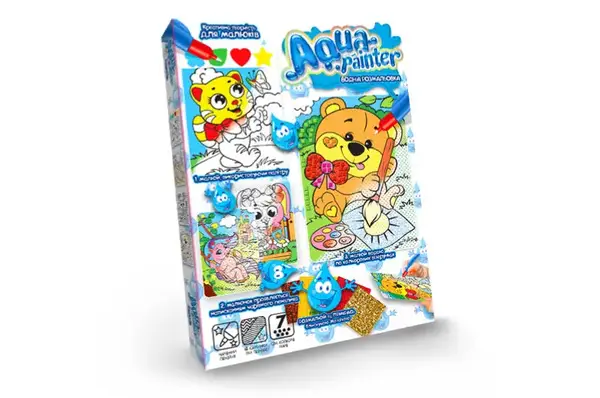 Набір для творчості AQP-01-01U,02U,03U...09U "AQUA PAINTER" DANKO купити недорого в Україні, фото 2