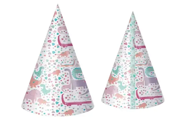 Ковпачок паперовий 12832 "Динозаври" кольоровий 10шт. Твоя Забава купити