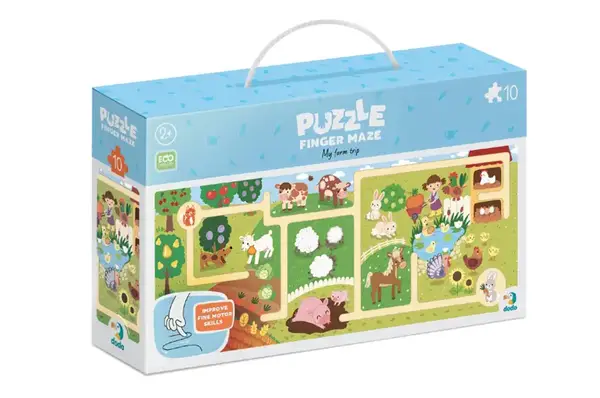 Пазли-лабіринт - 10 елм. - 300586 "Моя мандрівка фермою" DoDo купити