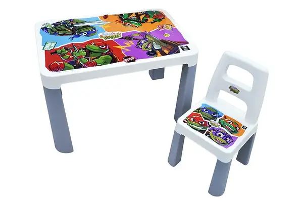 Стіл дитячий зі стільцем QB001-503 "Черепашки ніндзя" qbee купити недорого в Україні, фото 5