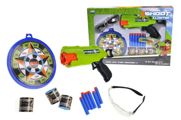 Бластер на поролонових патронах в коробці 138B-3 р.41,5*30*6см купити