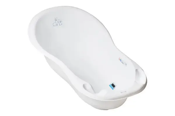 Ванночка 86 см "Зайчики" зі зливом (біла) KR-004-103 TEGA купити