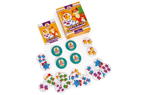 Настільна гра "Crazy Koko. Ку-ку-рі-ку!" VT8025-08 VladiToys купити недорого в Україні, фото 2