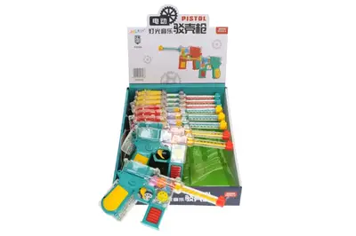 Пістолет на шестернях, озвучений, зі світлом, в блоці 9шт 0308 купити