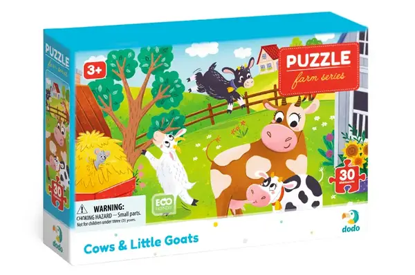 Пазли - 30 елм. - 300683 "Корови і козенята" DoDo купити