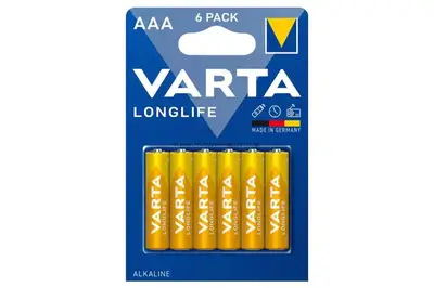 Батарейки Varta LR-03 Long Life Power блістер шт.6 купити