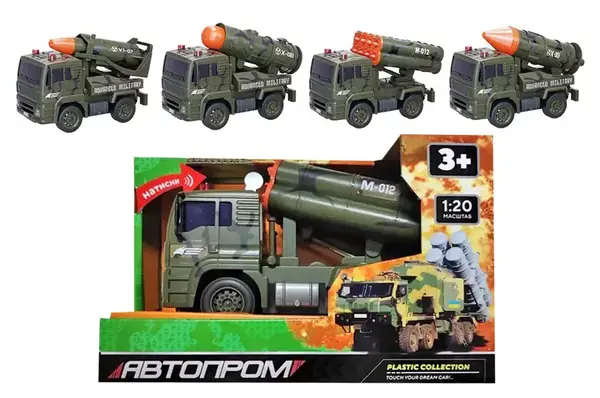 Машина "Автопром" AP9904ABCD на батарейках, Військова техніка світло, звук, в коробці р. 23,5*15,5*11,5см купити