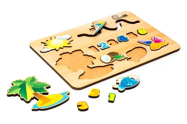Сортер Puz-30958 "Пляж" р. 28x20 см PuzzleOk купити