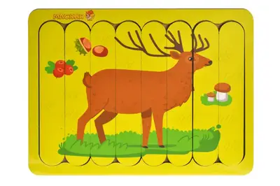 Пазл-вкладка, серія лісові тварини "Олень" купити
