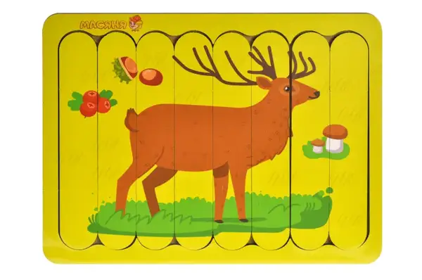 Пазл-вкладка, серія лісові тварини "Олень" купити