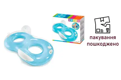 OUTLET Круг двомісний зі спинкою INTEX 56800 р. 198*117 см OUTLET Круг двомісний зі спинкою INTEX 56800 р. 198*117 см купити