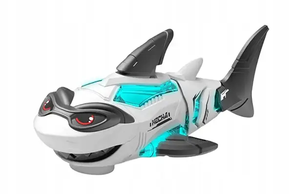 Акула музична 3382 2 кольри мікс, батарейка, з димом, короб. 20*9.5*12.5 см купити недорого в Україні, фото 2