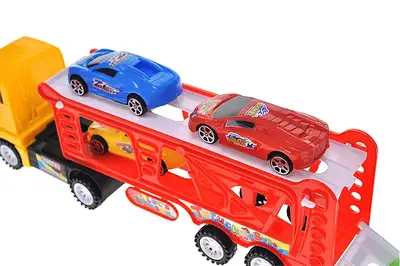 Автовоз інерційний з 4 машинками, в ковпаку RJ6613 р.34.5*9,3*13см купити