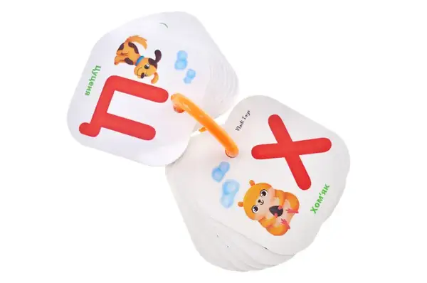 Картки на кільці "Абетка" VT2000-03 VladiToys купити недорого в Україні, фото 5