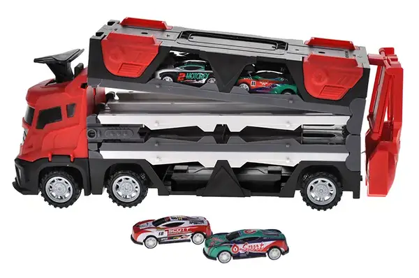 Автовоз інерційний з машинками в коробці 823 купити недорого в Україні, фото 5