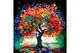 Проективна картина за номерами "Дерево змін" Strateg & Karpachoff 40х40 см Сюжет №4 купити