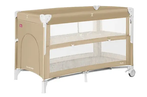Манеж CRL-18103 Porta Sand Beige з подвійним дном CARRELLO купити