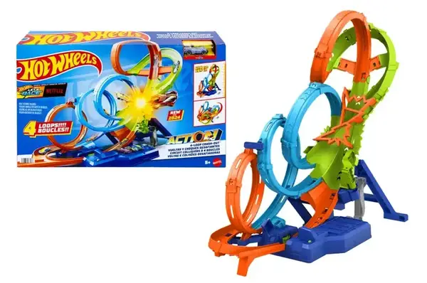 Трек "Шалені віражі та петлі" HXR70 Hot Wheels купити