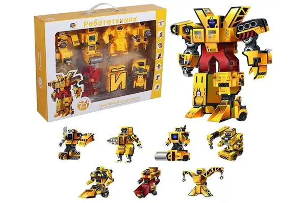 Робот-Трансформер "Робототехнік" 7в1 в коробці D622-H093 р.35*8*29см купити
