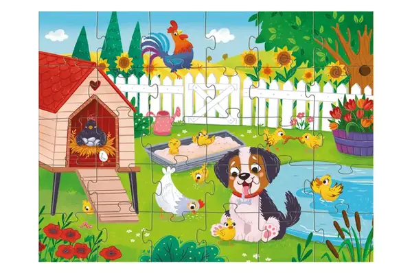 Пазли - 30 елм. - 300681 "Песик і курчата" DoDo купити недорого в Україні, фото 5
