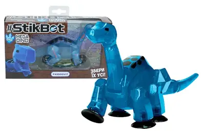 Фігурка для анімації STIKBOT MEGA DINO - БРОНТОЗАВР TST624B_UAKD купити