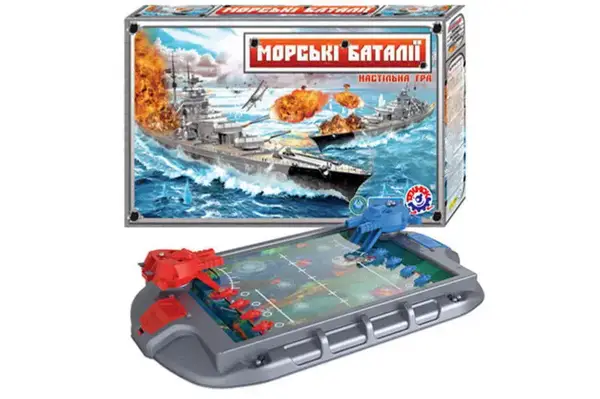 Настільна гра 1110 "Морські баталії" в коробці ТЕХНОК купити недорого в Україні, фото 3
