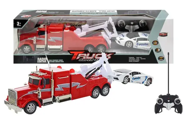 Евакуатор на радіокеруванні 666-197A озвучений, зі світлом, акумулятор, в коробці р.55x13x16 см YG Toys купити