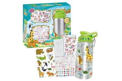 Набір для творчості"Розфарбуй пляшку: Тварини" в коробці JX20430-3 купити