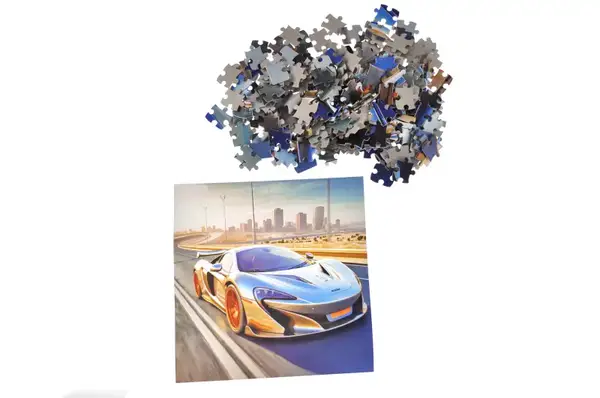 Пазли - 500 елм. - QB500-011 "Суперкар" qbee купити недорого в Україні, фото 4