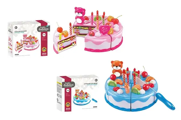 Продукти набір "Торт" WD-T56/Y56 батарейка, мікс 2 види, торт, на липучках, короб. 18*6*16см купити