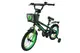 Велосипед дитячий 2-х коліс.16'' 241605 Like2bike Dark Rider, чорно-зелений, рама сталь, з дзвінком, ручне гальмо, збірка 75% купити недорого в Україні, фото 59793