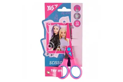 Ножиці Yes "Barbie" 13см з принтом на лезі 480438 купити
