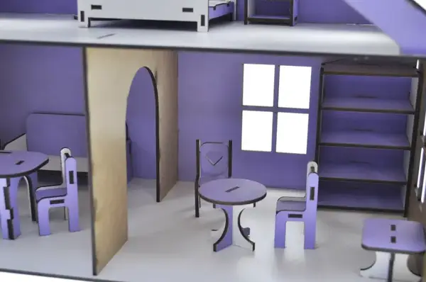 Ляльковий будиночок «LOL HOUSE» Лаванда 31*22*44 см купити недорого в Україні, фото 4