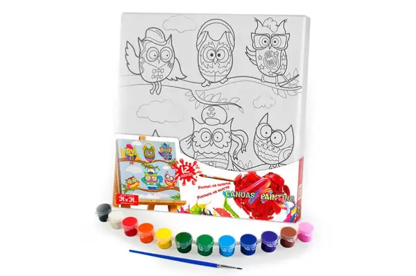 Набір для розпису на полотні 31x31 см PX-07-01,02,03,04,0...10 "Canvas Painting" DANKO купити недорого в Україні, фото 2