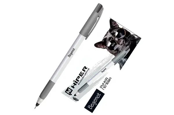 Ручка HIPER HG-230 гелева BEGEMOT 0,7 мм, чорна купити