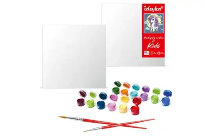 Набір для розпису по номерах 25x25 см KHO1283 "Він лабубу" Ideyka купити