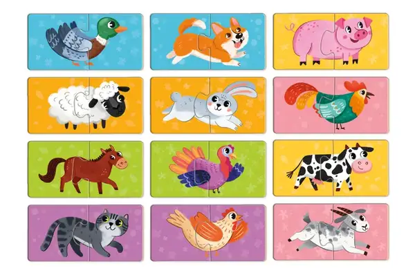 Пазли ДУО 300689 "Тваринки-половинки" DoDo купити недорого в Україні, фото 3