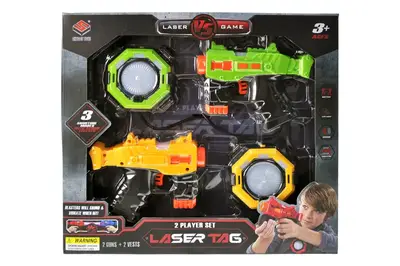 Пістолет з лазером і мішенню 869-25 в коробці р.35x7x32 см YG Toys купити