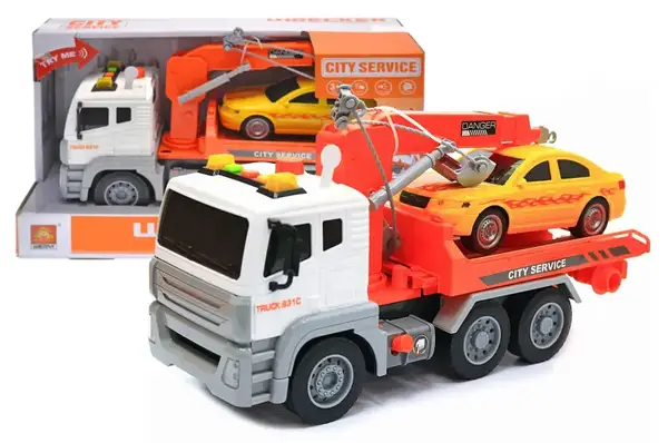 Евакуатор інерційний, озвучений, зі світлом, в коробці WY831C р.35,5*14,5*21см. купити