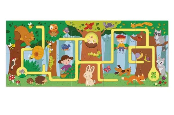 Пазл-лабіринт "Моя мандрівка лісом" 300585 DoDo купити недорого в Україні, фото 2