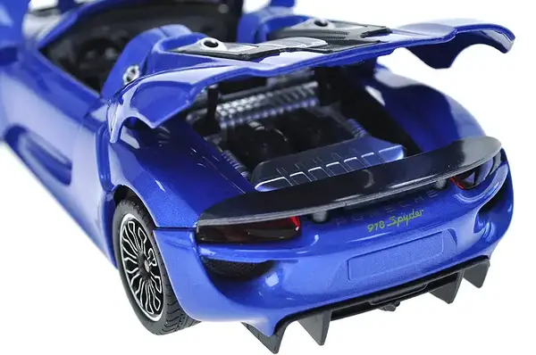 Машина металічна 68243A "Автопром",1:24 Porsche 918 Spyder, батарейки світло, звук, відкриваються двері, капот, коробка 25*12,5*10 см купити недорого в Україні, фото 3