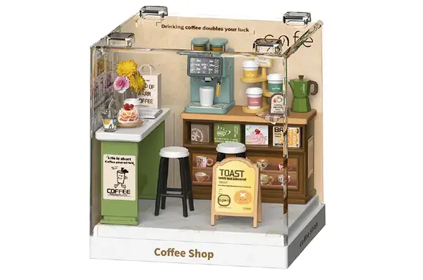 Конструктор-румбокс 8034 MINI HOUSE серії "Інтер'єр Міні" – КАВ’ЯРНЯ купити недорого в Україні, фото 2