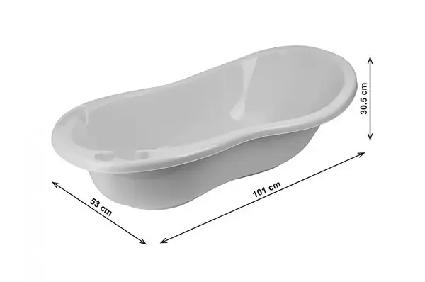 Ванночка 1126 біла р.101 см ТЕХНОК купити недорого в Україні, фото 3