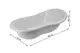 Ванночка 1126 біла р.101 см ТЕХНОК купити