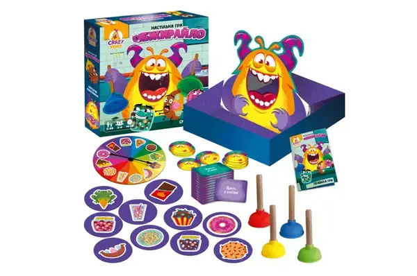 Настільна гра "Crazy Koko. Обжирайло" VT8055-41 VladiToys купити недорого в Україні, фото 2