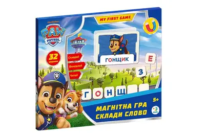 Магнітна гра 200760 Paw Patrol «Склади слово» Dodo купити